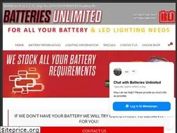 Sites similar to batteries-unlimited.co.za