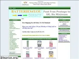 Sites similar to batteries4youdirect.co.uk