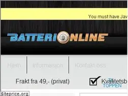 Sites similar to batterionline.no