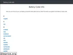 Sites similar to battery-code.info