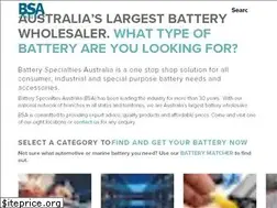 Sites similar to batteryspecialties.com.au