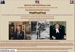 Sites similar to battleforaustralia.org