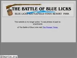 Sites similar to battleofbluelicks.org