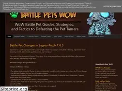 Sites similar to battlepetswow.blogspot.com