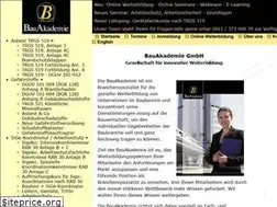 Sites similar to bau-akademie.de