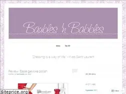 Sites similar to baublesnbabbles.wordpress.com