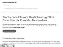 Sites similar to bauchredner-info.com
