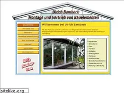 Sites similar to bauelemente-bambach.de