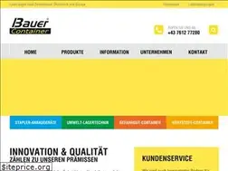 Sites similar to bauer-container.com