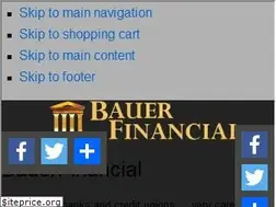 Sites similar to bauerfinancial.com