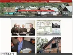 Sites similar to bauernhausarchiv.de