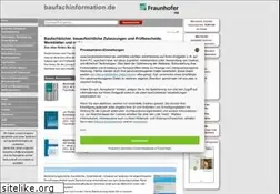 Sites similar to baufachinformation.de