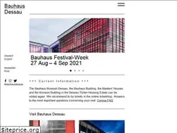 Sites similar to bauhaus-dessau.de