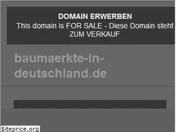 Sites similar to baumaerkte-in-deutschland.de