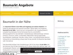 Sites similar to baumarkt-suche.de