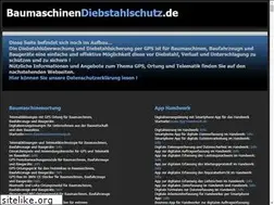 Sites similar to baumaschinendiebstahlschutz.de