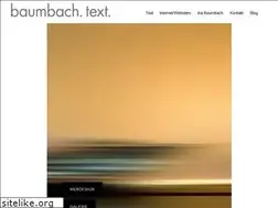 Sites similar to baumbach-text.de