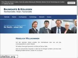 Sites similar to baumgarte-recht.de