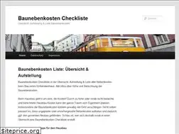 Sites similar to baunebenkosten-checkliste.de