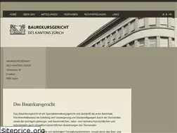 Sites similar to baurekursgericht-zh.ch