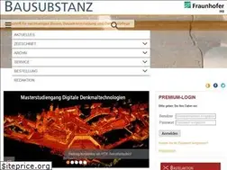 Sites similar to bausubstanz.de