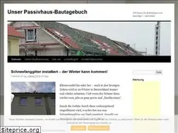 Sites similar to bautagebuch-passivhaus.de