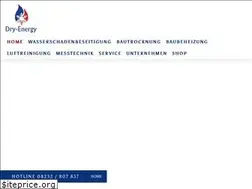 Sites similar to bautrocknung-dryenergy.de