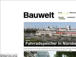 Sites similar to bauwelt.com