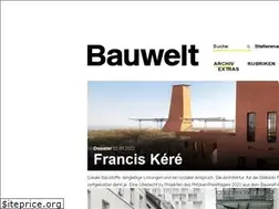 Sites similar to bauwelt.de