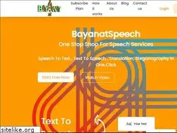 Sites similar to bayanatspeech.com