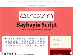 Sites similar to baybayinscript.wordpress.com