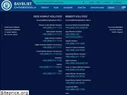 Sites similar to bayburt.edu.tr