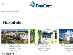 Sites similar to baycarehospitals.com