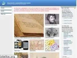 Sites similar to bayerische-landesbibliothek-online.de