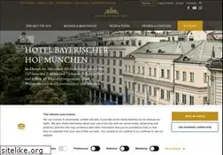 Sites similar to bayerischerhof.de
