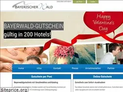 Sites similar to bayerwald-gutschein.de