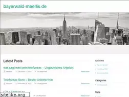 Sites similar to bayerwald-meerlis.de
