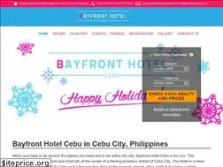 Sites similar to bayfronthotelcebu.com