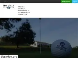 Sites similar to bayhillsgc.com
