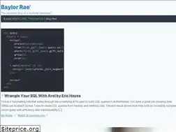 Sites similar to baylorrae.com