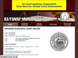 Sites similar to bayonnemunicipalcourt.org