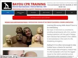 Sites similar to bayoucpr.com