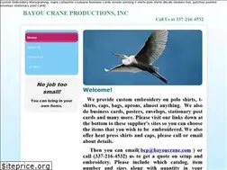Sites similar to bayoucrane.com