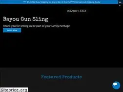 Sites similar to bayougunsling.com