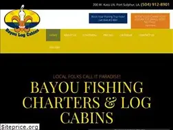 Sites similar to bayoulogcabins.com