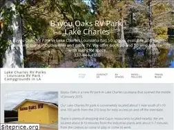 Sites similar to bayouoaksrvpark.com