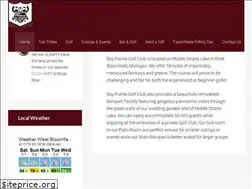 Sites similar to baypointegolfcourse.com