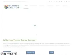 Sites similar to baysideescrow.com