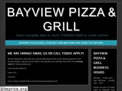 Sites similar to bayviewpizza.com