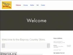 Sites similar to baywaycountrystore.net